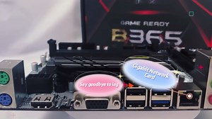 B365 Motherboard, LGA 1151 for 6 7 8 9 Generation for Core I3 I5 I7 ATX Motherboard, Channel DDR4 NVME M.2 Interface PCI E 16X Gen 3.0 Slot