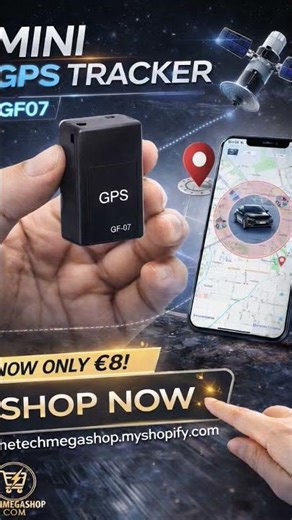 🚗🔍 Never lose track again.The GF07 Mini Magnetic GPS Tracker💪💪