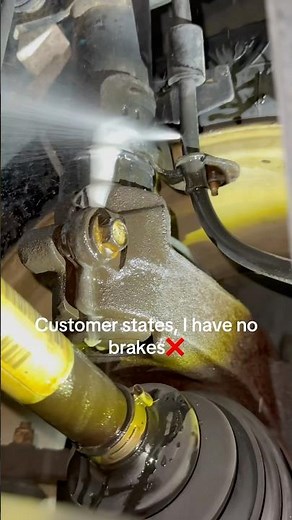 Ford escape, lost his brakes due to a leaking brake hose