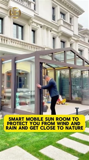 #retractablesunroom #movablesunroom #slidingsunroom #outdoorliving #sunroom #glassroom #solarium