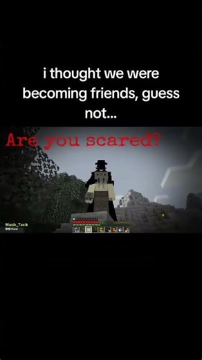 Minecraft The Man From The Shadows I don't think he was happy about me shifting #mcmods #minecraft