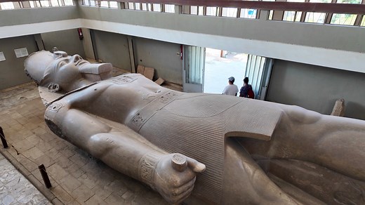 The Colossal Statue of Ramses II at the Mit Rahina Open-Air Museum, Memphis (the first city to serve as the capital of ancient Egypt). October 2024. Video - Copyright © 2024 - Seven'Art - All rights reserved. | Seven'Art