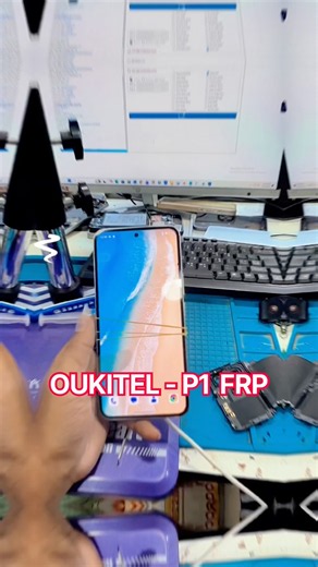OUKITEL P1 FRP UNLOCK 1 click.. #PhoneRepair #freemobile #Unlocktrue #frp #oukitel