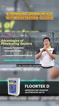 Stronger Floor Surface with Penetrating Sealer