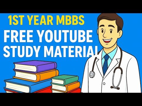 1st Year MBBS 👨‍⚕️🤑These FREE YouTube Resources Will Save Your Money
