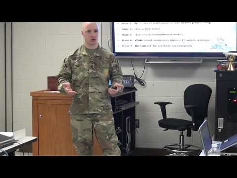 Effective Army Writing