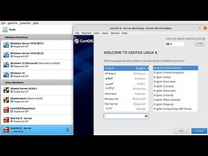 CentOS 8 Server - Installation