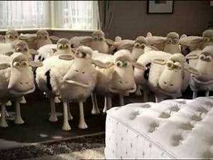 Serta Sheep -- Delivery Man TV ad NEW