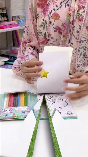 Mermaid Cute Stationery File Hamper for Kids | Colouring Set & Notebook | ANGROOOS MINIS