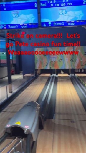 Bowling at the arcade before the casino action… #funny #funny #bowling #arcade #dancing #mybaby