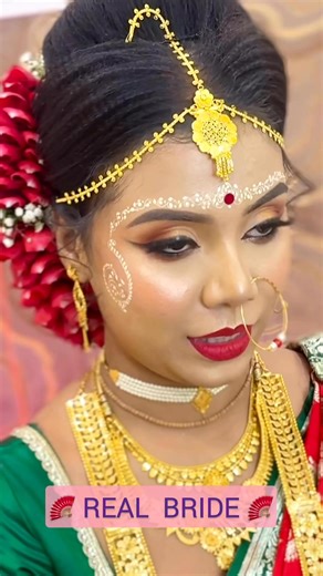 Ananya’s Bridal Makeover And Academy on Instagram: "Real Bride"