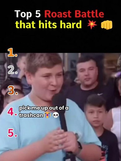 Top Five Roast Battles that hit Hard 💥👊🏻