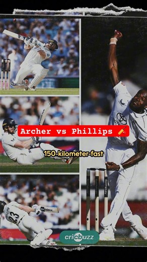 Archer vs Phillips! The bouncer battle for the ages 🏏