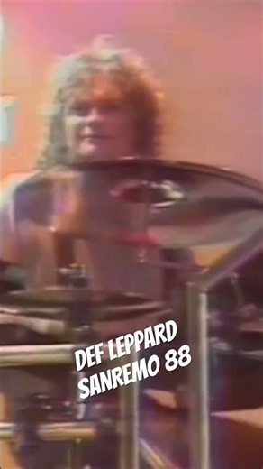 DEF LEPPARD a SANREMO 1988 #defleppard