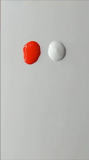 red and white colour mixing | colour mixing video | satisfying video