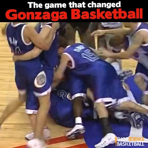 20 years ago, the TIP-IN heard 'round the world! #Gonzaga 🔥🏀🔥 | Shot Science Basketball