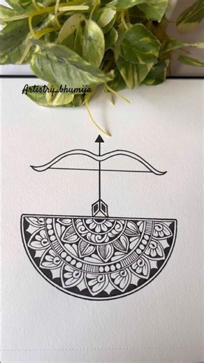 Ram Navmi mandala art | Ram navmi art | Mandala Tutorial | Mandala ideas | Simple mandala tutorial