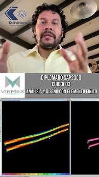 Simply supported beam with stiffeners modeled with finite element in SAP2000 #sap2000 #beams