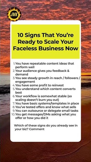 10 Signs Your Faceless Biz Can Get Bigger Now!