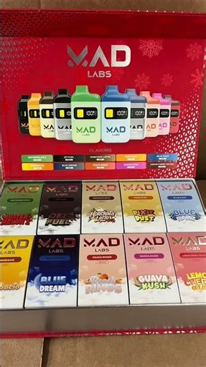 Mad Labs Gold Edition 2G Disposables – Christmas Edition 🎅 Unboxing & Review. #shortvideo #shorts