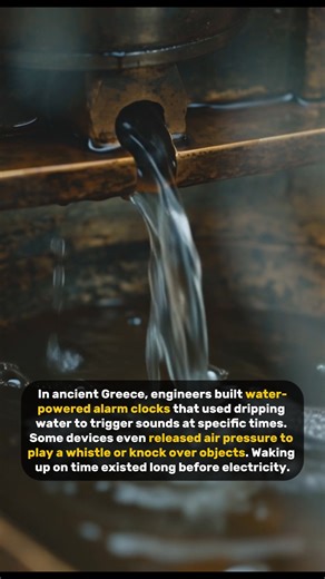 Ancient Greeks Had an Alarm Clock That Used Water #fblifestyle | Peculiar History
