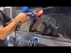 Toyota 4RUNNER — How to Tint a 4Runner back window