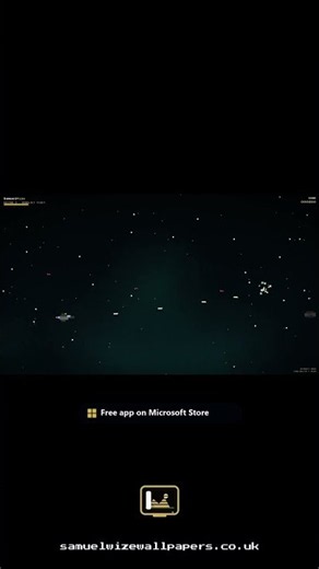 On patrol across the galaxy (free live wallpaper for Windows) #shorts