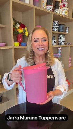 jarra murano Tupperware de 2L