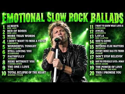 Emotional Slow Rock Ballads 🎸 | 20 Timeless Love Songs That Touch the Heart. VOL. 11