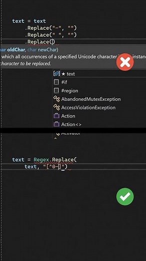 Clean Strings Faster with Regex in C#
