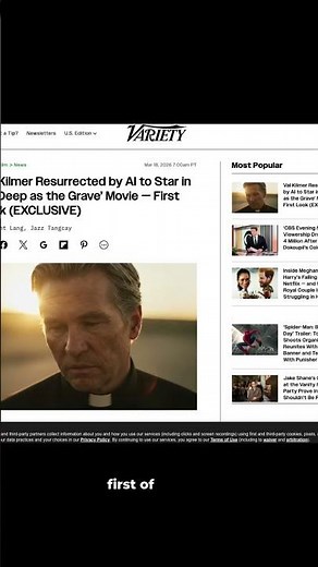 Val Kilmer Returns to the Big Screen Through AI