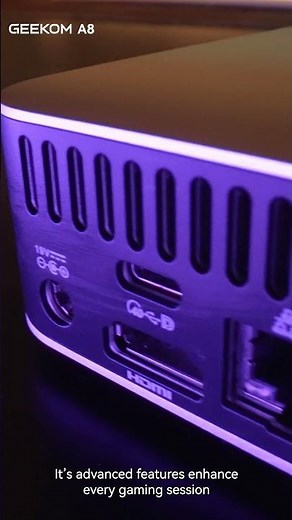GEEKOM A8 AI Mini PC for Gaming