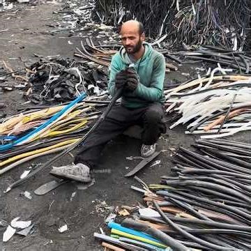 Pvc Cables Recycling In To Making Electric Wire