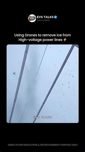 How Power Lines Are Cleared Using Drones 🚁❄️ | Smart Engineering