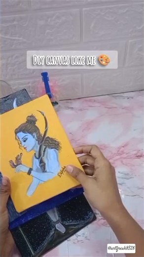 How to make canvas at home 🏡#diy #artandcraft #subscribemychannel #likesharesubscribe #youtube