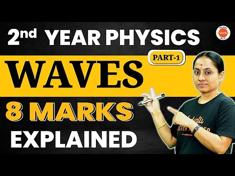 8 Marks Questions from Waves (Part 1) | IPE Exam | Inter 2nd year Physics | Rama Ma'am