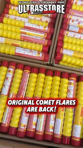 Comet Original Flares & Parachute Rockets arrived 🚀