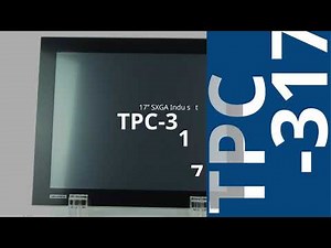 17” SXGA Industrial HMI: TPC-317, Advantech (EN)