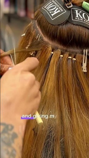 Trying No Sew Extensions! Beaded Wefts! 15 minute per row application