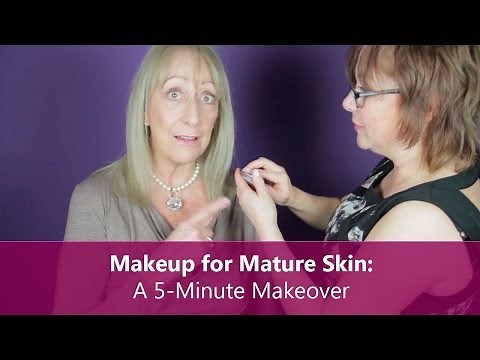 Makeup for Mature Skin: A 5-Minute Makeover