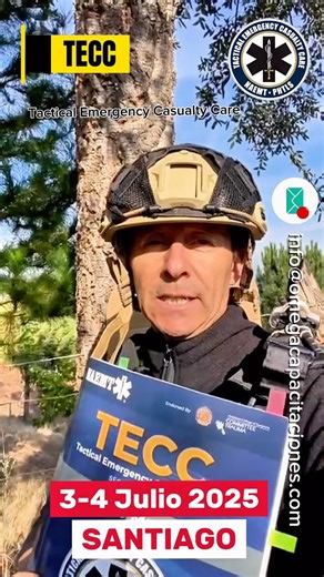 TECC info@omegacapacitaciones.com 3-4 Julio 2025, Santiago Tactical Emergency Casualty Care #omegacapacitaciones #tecc #naemt #ems #aph #prehospital #trauma #tacticalemergencycasualtycare #tacticalemergency | Omega Capacitaciones