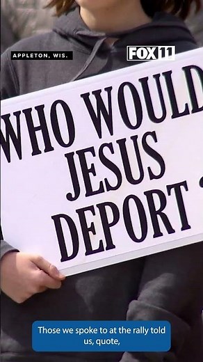 Palm Sunday rally supports immigrants in downtown Appleton