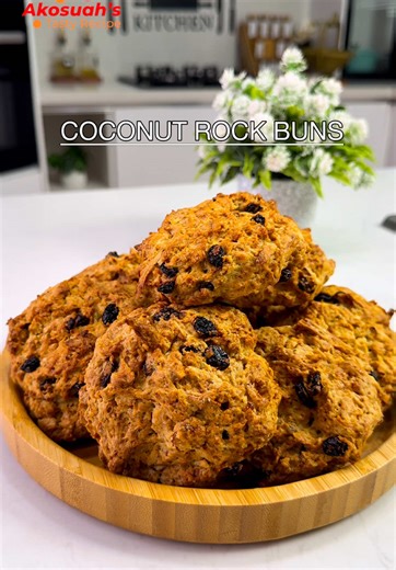 Coconut Rock Buns Recipe from Buchymix Ghana
