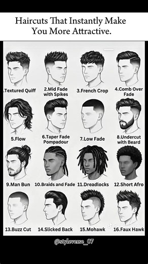 16 Hairstyles Every Guy Should Know in 2026 #shorts #mensfashion