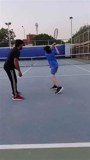 Perfect Two-Hand Backhand for Kids ⚡ Easy Method #shorts