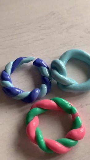 Baking Clay Rings Tutorial