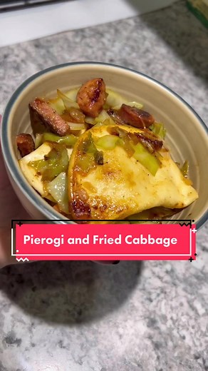 Delicious Pierogi and Fried Cabbage Recipe