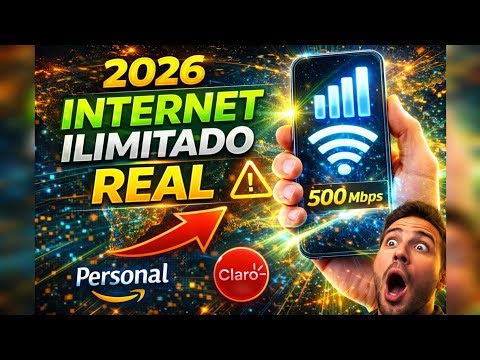 👉 INTERNET ILIMITADO REAL 2026 🔥 Funciona en Personal y Claro Argentina