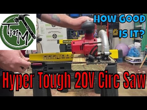 Hyper tough 20v circular saw review 2.0 and tips and tricks #walmart #hypertough #cordlesstools