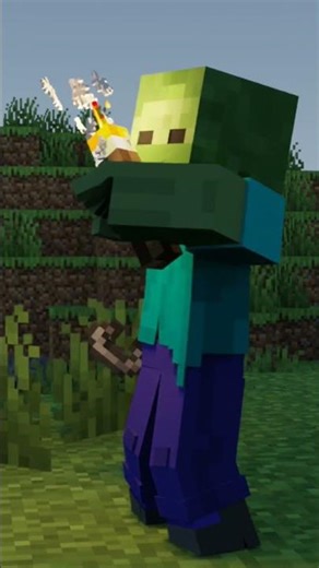 How To Kill A Skeleton Minecraft Animation #shorts #minecraft